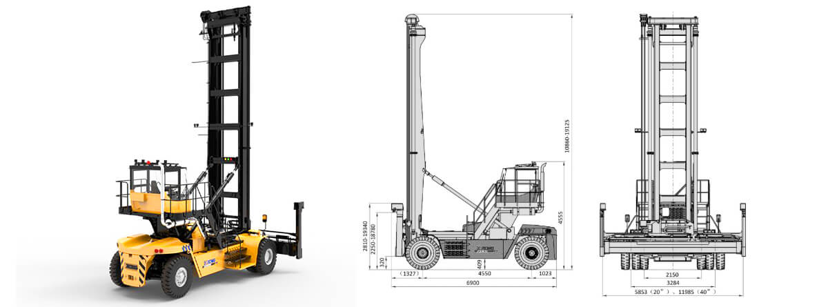 Shipping Container Forklift for Sale Price