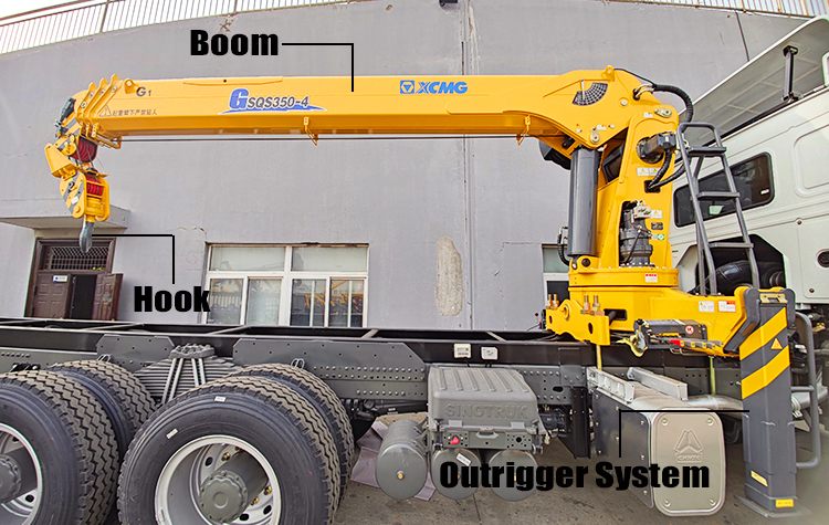 6x4 Xcmg Telescopic Boom Truck Mounted Cranes for Sale