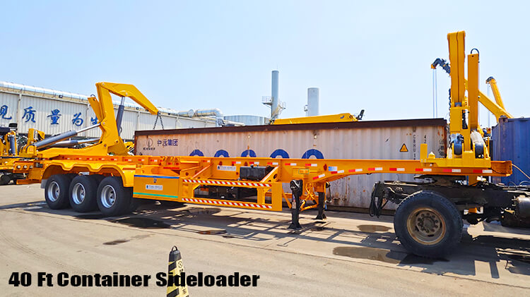 3 Axle 40 Ft Container Sideloader Trailer for Sale in Guyana