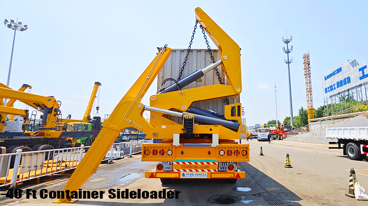 3 Axle 40 Ft Container Sideloader Trailer for Sale in Guyana
