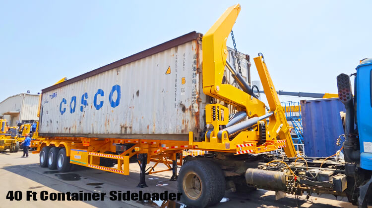 3 Axle 40 Ft Container Sideloader Trailer for Sale in Guyana