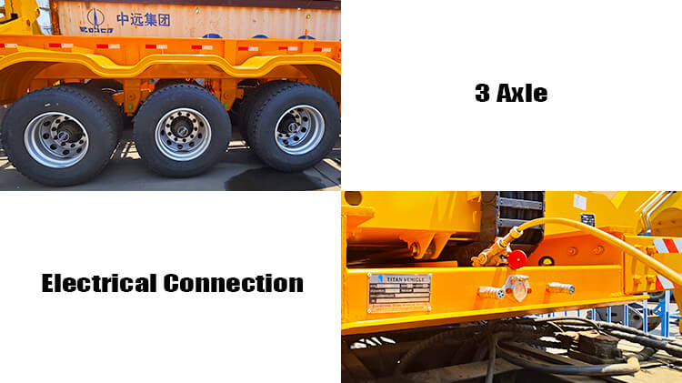 3 Axle 40 Ft Container Sideloader Trailer for Sale in Guyana