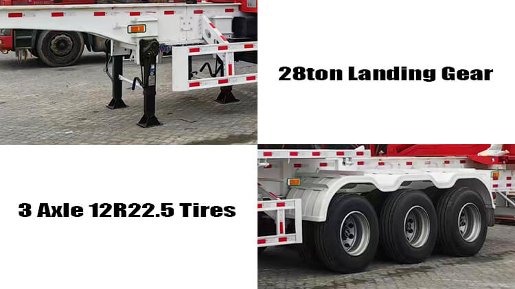 3 Axle 40 Ft Container Side Lifter for Sale in Guam