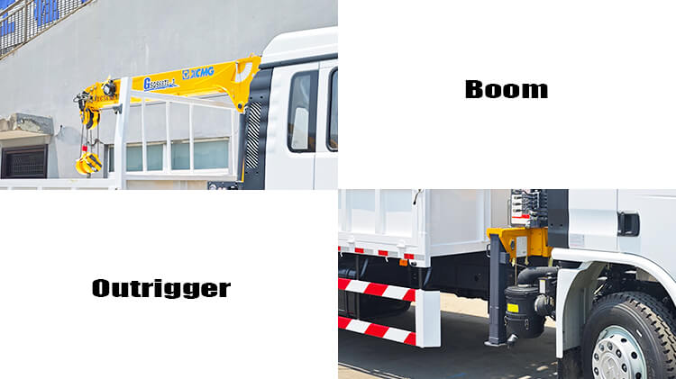 3 Ton Truck Mounted Telescopic Crane with Hydraulic Boom for Sale