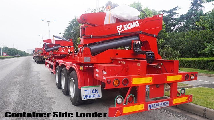 37 ton 40 Ft Container Side Lifter Trailer for Sale in Madagascar