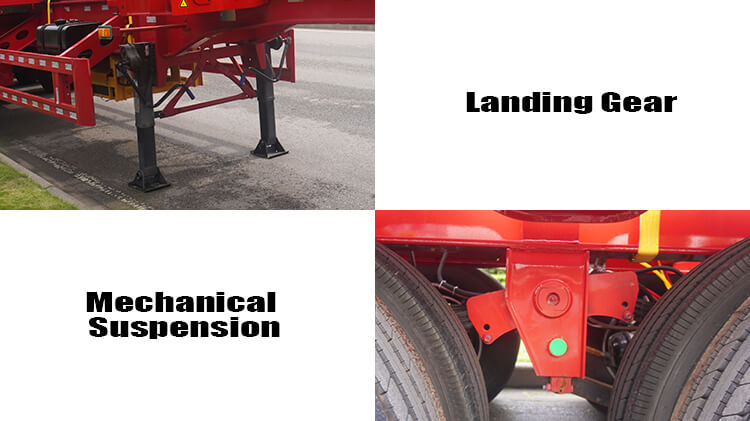 37 ton 40 Ft Container Side Lifter Trailer for Sale in Madagascar