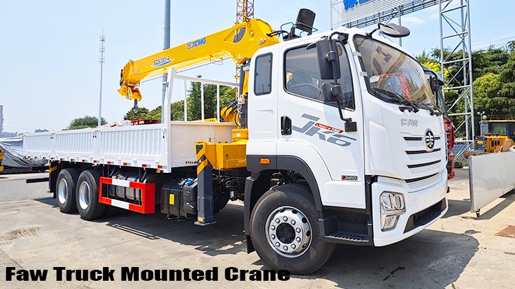 12000 Kg Sqs300-4 Faw Crane Truck for Sale Near Me Price