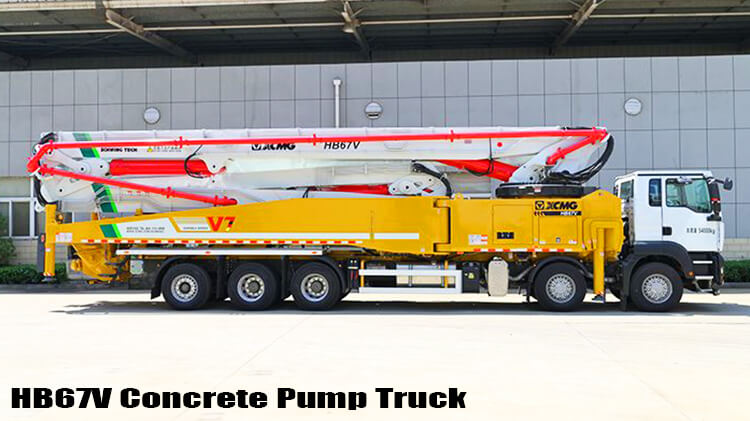 Xcmg HB67V 67m New Concrete Boom Pump Truck for Sale Price
