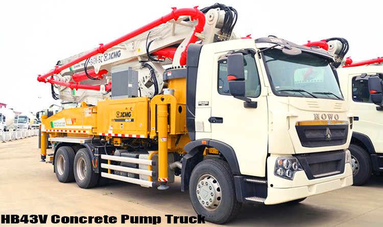 Xcmg Hb43v 43m Concrete Pump Machine for Sale Price