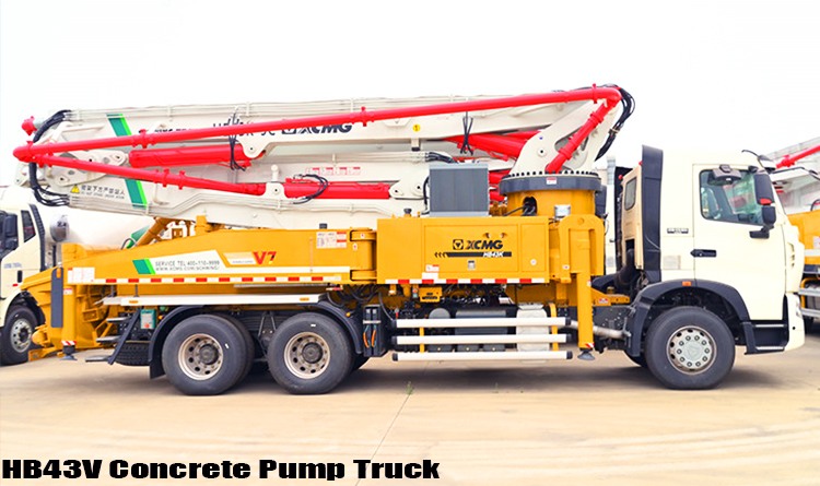 Xcmg Hb43v 43m Concrete Pump Machine for Sale Price