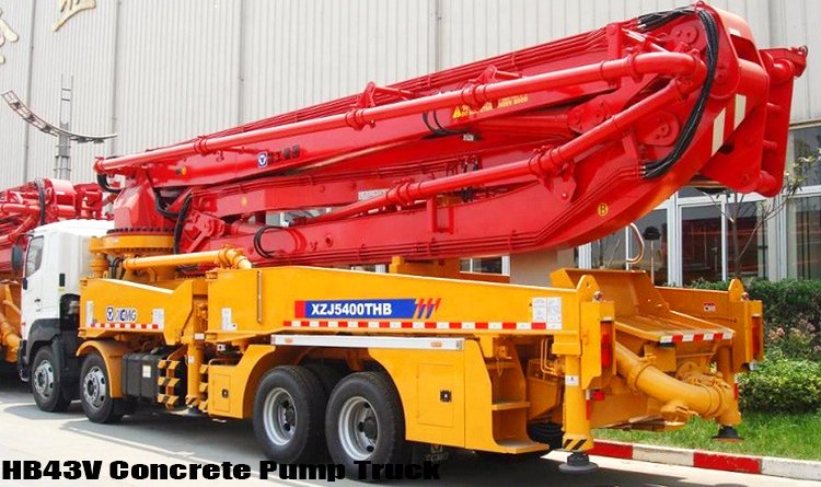 Xcmg Hb43v 43m Concrete Pump Machine for Sale Price