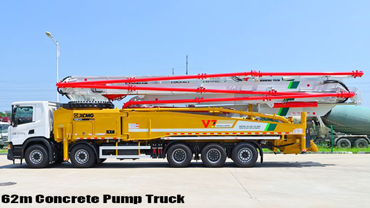 Xcmg Hb62v 62m Truck Mounted Concrete Boom Pump for Sale