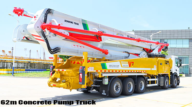 Xcmg Hb62v 62m Truck Mounted Concrete Boom Pump for Sale