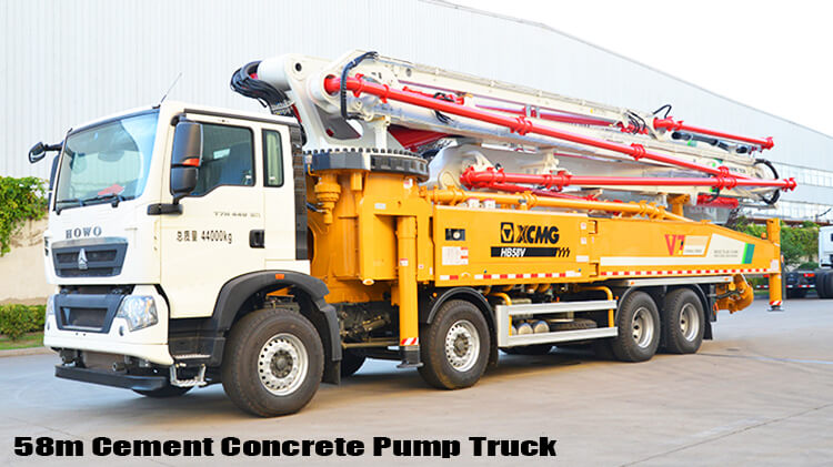 Xcmg Hb58v 58m Cement Pump Truck for Sale Near Me