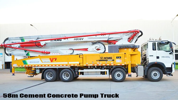 Xcmg Hb58v 58m Cement Pump Truck for Sale Near Me