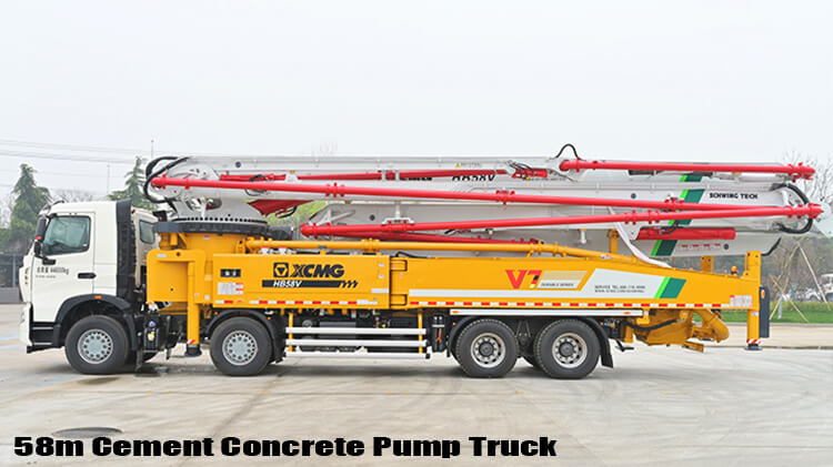 Xcmg Hb58v 58m Cement Pump Truck for Sale Near Me