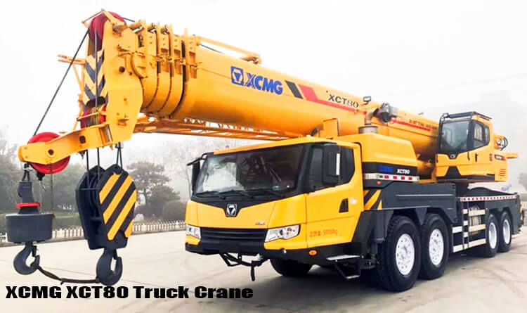 Xcmg xct80 80 Ton Mobile Truck Crane Price