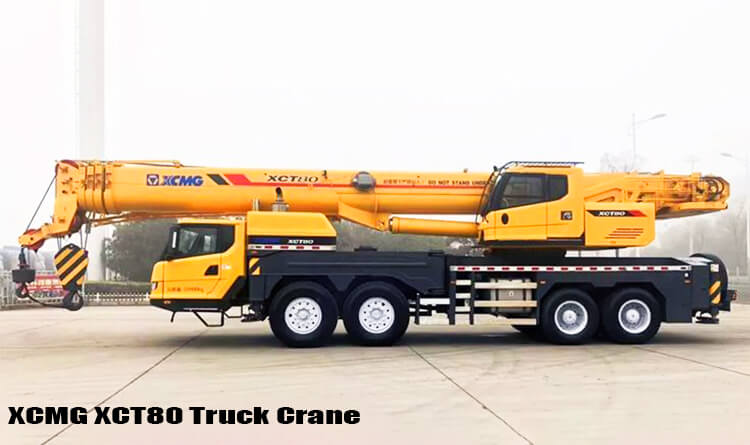 Xcmg xct80 80 Ton Mobile Truck Crane Price
