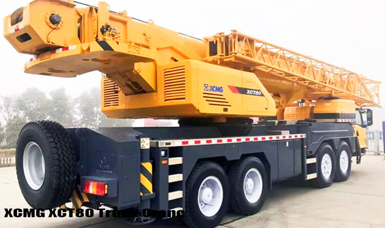 Xcmg xct80 80 Ton Mobile Truck Crane Price