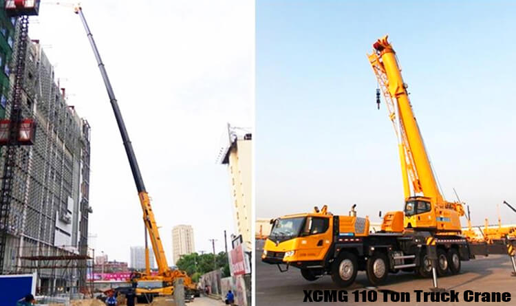 Xcmg 110 Ton Truck Mounted Telescopic Boom Crane for Sale