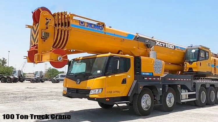Xcmg 100 Ton Telescoping Boom Truck Mounted Cranes Price