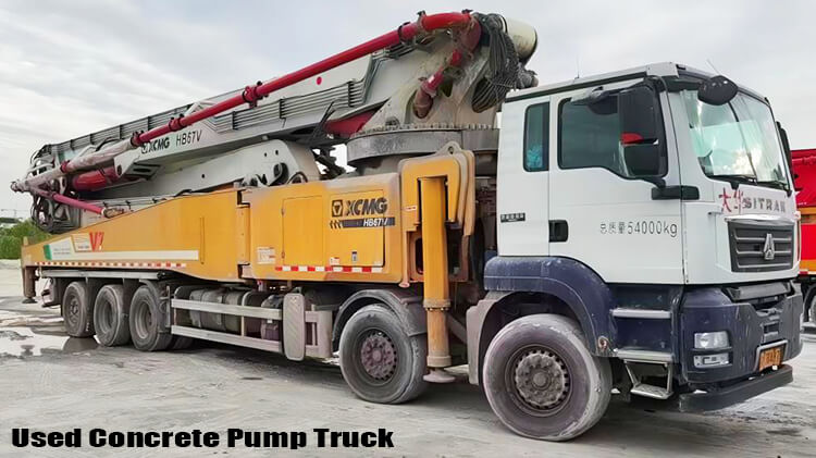 Xcmg 67m Used Concrete Pump Trucks for Sale