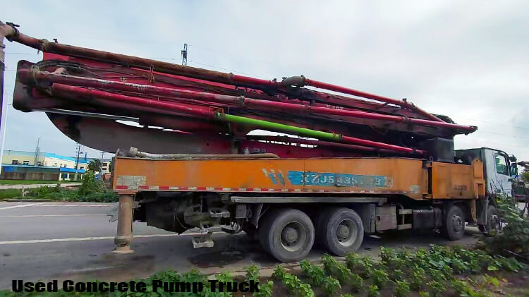 Xcmg 56m Used Concrete Boom Truck for Sale Near Me Price