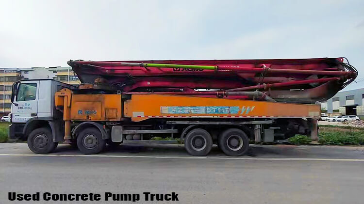 Xcmg 56m Used Concrete Boom Truck for Sale Near Me Price