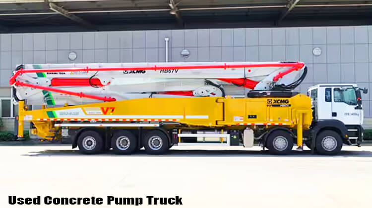 Xcmg hb67v 67m Used Concrete Boom Pump Truck for Sale