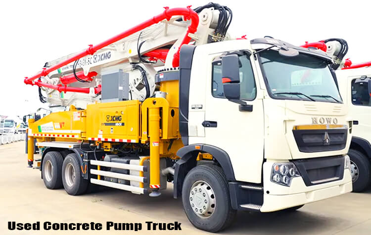 XCMG 43m Used Concrete Pumper Truck for Sale Near Me Cost