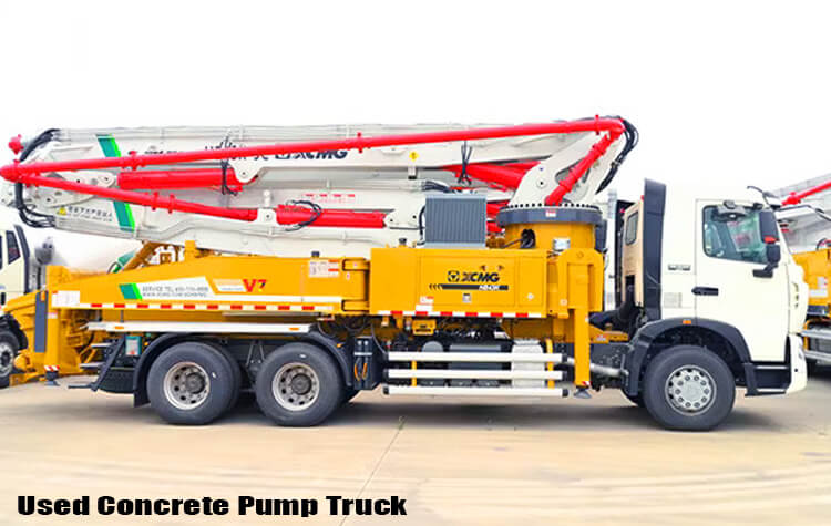 XCMG 43m Used Concrete Pumper Truck for Sale Near Me Cost
