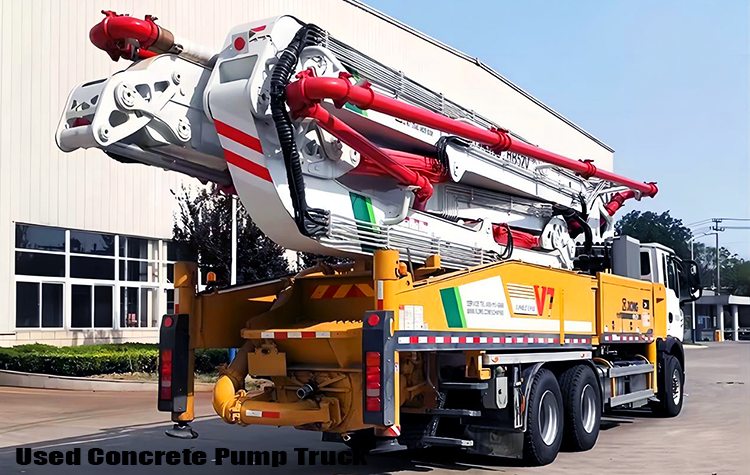 XCMG 43m Used Concrete Pumper Truck for Sale Near Me Cost