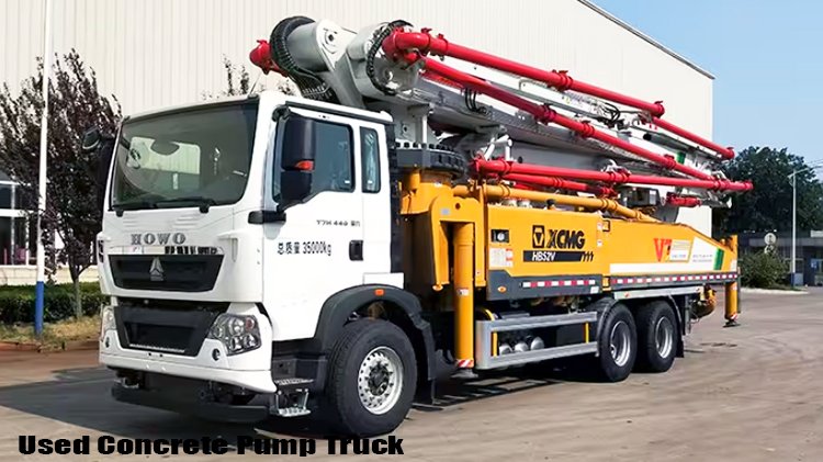 Buy XCMG Used Concrete Pump Truck for Sale Near Me Cost Price