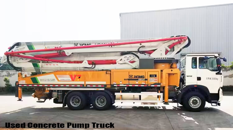 Buy XCMG Used Concrete Pump Truck for Sale Near Me Cost Price
