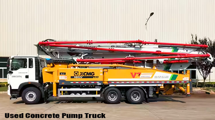 Buy XCMG Used Concrete Pump Truck for Sale Near Me Cost Price