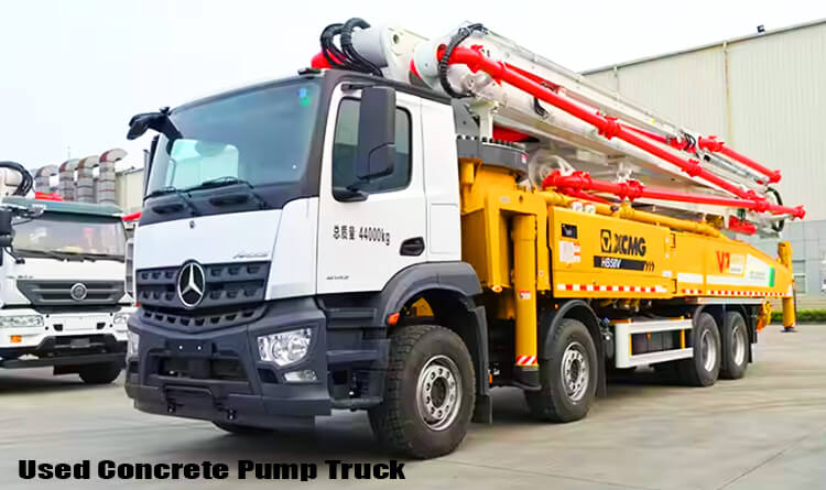 Xcmg 58m Used Cement Pump Truck for Sale Near Me Price Cost