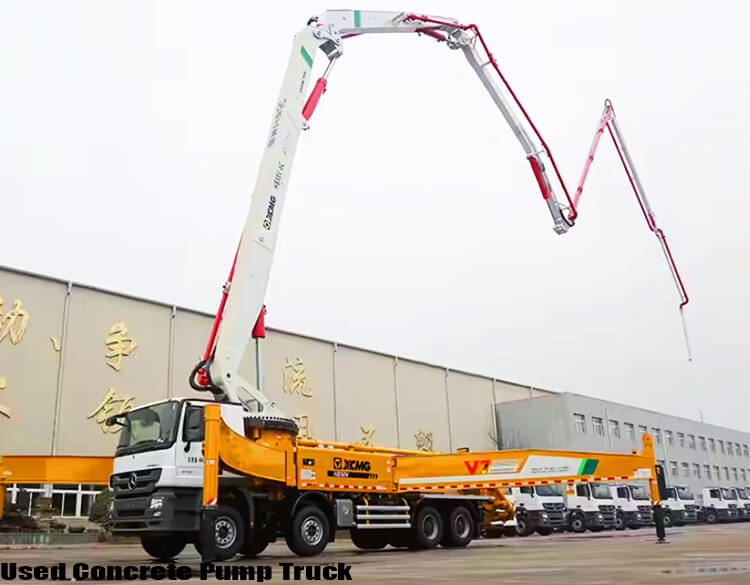 Xcmg 58m Used Cement Pump Truck for Sale Near Me Price Cost