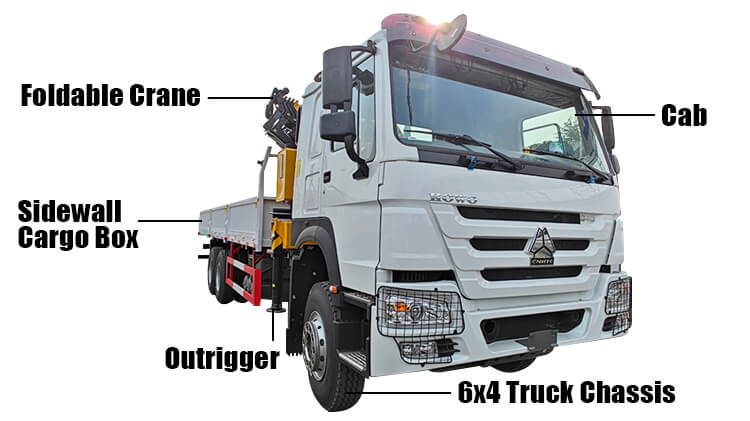 Xcmg Folding Truck Crane for Sale in Ghana