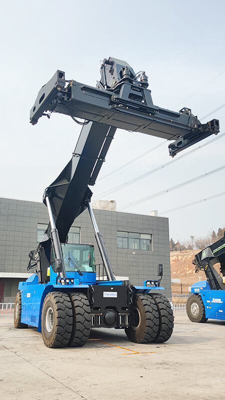 Video of Reach Container Stacker Machine