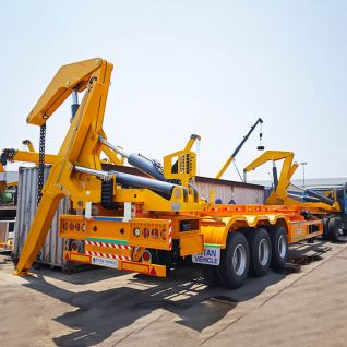 3 Axle 40 Ft Container Sideloader Trailer