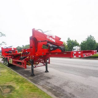 37 ton 40 Ft Container Side Lifter Trailer