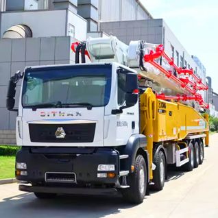hb67v Used Concrete Boom Pump Truck